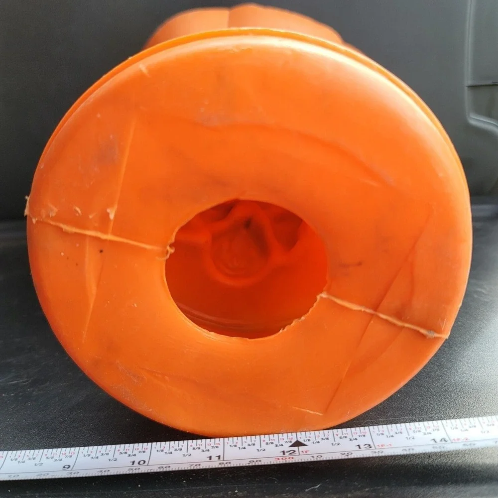 Blow Mold Halloween Jack O Lantern Black Cat Pumpkin Dancing Skeletons Table Top